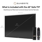 SunBrite SB-FS-49-BL 49" Solis 4K Full-Sun Outdoor Smart TV