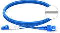 TechLogix S2D-ECO-LCLC-03 OS2 Single-Mode Duplex LC to LC Fiber Patch Cable, 3m