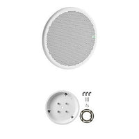 Shure MXA901W-R-HCM-V Ceiling Microphone Flush-Mount Bundle for Medium