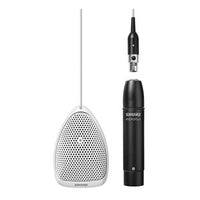 Shure MX391W-A/O Omnidirectional Miniature Condenser Microphone, White