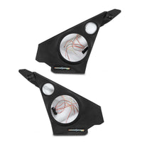 Polaris Slingshot Front Kick Panel Speaker Pods – Empty Enclosure for 8" Speakers and 3.8" Tweeters | 2020 - Current
