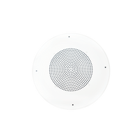 Speco SPIPG86TG 8" Classic Grille IP In-Ceiling Speaker, 2-Way Audio Support with Mic Input, White