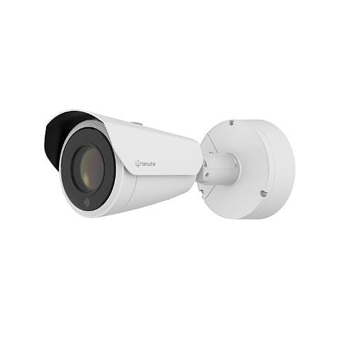 Hanwha PNO-A9311R 4K AI IR Bullet Camera 31x Zoom, White