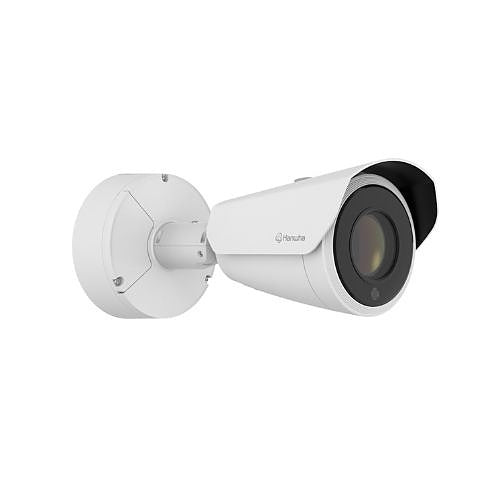 Hanwha PNO-A9311R 4K AI IR Bullet Camera 31x Zoom, White