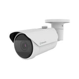 Hanwha QNO-C9083R Q-Series 4K AI IR Bullet Camera 3-10mm Varifocal Lens, White