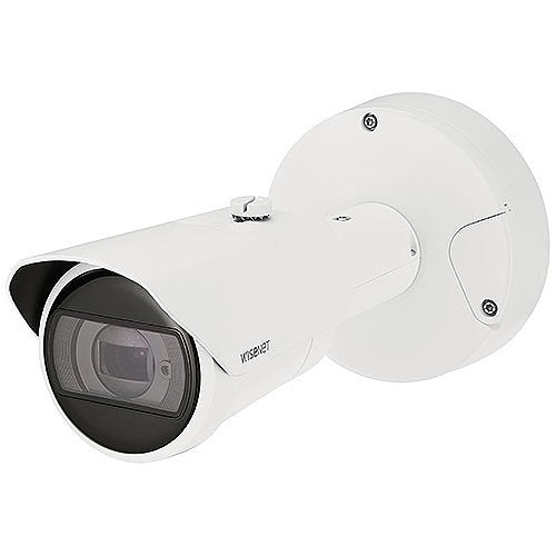 Hanwha XNO-C9083R X Series 8MP IR Bullet Camera, 4.4-9.3mm Motorized Varifocal Lens, White
