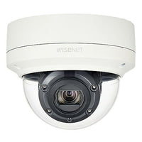 Hanwha XNV-6120R/KME Series 2MP Vandal Resistant IR Dome IP Camera, 12x Optical Zoom Lens, Ivory, TAA Compliant