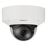 Hanwha XNV-C9083R/KEX Series 4K Outdoor IR Vandal Dome IP Camera, 4.4 9.3mm Lens, White, TAA Compliant