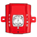 System Sensor SRK SpectrAlert Advance Outdoor Strobe, Standard CD, "FIRE" Marking, Red
