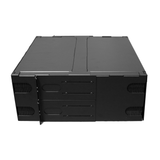 Cleerline SSF-4RU-E12 4RU Enclosure, Empty, Holds up to 12 plates, comes w/ Flush Mount Rack Ears