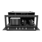 Cleerline SSF-4RU-E12 4RU Enclosure, Empty, Holds up to 12 plates, comes w/ Flush Mount Rack Ears