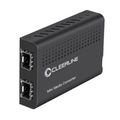 Cleerline SSF-SFP-SFP-CON-EU 1 x SFP to 1 x SFP Gb Ethernet Fiber Optic Media Converter