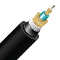 Cleerline 6ACS50125OM3PE SSF 6 Strand OM3, Armored Direct Burial Micro Distribution Loose Tube, PE/OSP/Burial - 1000ft Spool