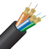Cleerline 2TMD50125OM3PU-B SSF 2 Strand OM3, Tactical Indoor/Outdoor Micro Distribution Loose Tube, PU, Cut to Order - Per Foot (20 ft Minimum)