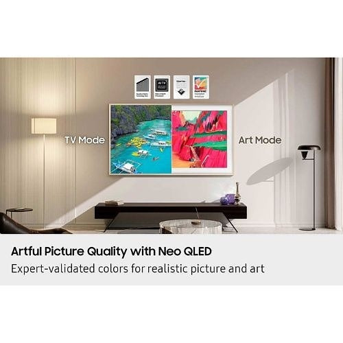 Samsung The Frame Pro QN85LS03FWFXZA 85" LS03FWF Series Neo QLED 4K , 3840 x 2160, 120 Hz, Wi-Fi, RS-232c