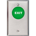 SDC 432CNU 430 Series Narrow Mushroom Exit Switch, Momentary NC SPST