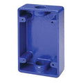 SDC 492-BB Blue Surface Mount Back Box, 4-3/4" 3-1/8" 1-5/8", for 492 Emergency Pull Station