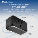 Shelly Plug US Gen4 Black - 4-pack