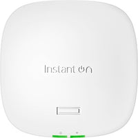 HPE S1T08A Instant On AP21 2x2 WiFi 6 Indoor Wireless Access Point, Single-Room, Secure, Smart Mesh Support, Power Source Not Included