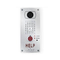 Talkaphone VOIP-220H3AX VOIP-220 Series Compact IP Call Station with Built-In IP Camera, Flush Mount, "HELP" Red Text, IP66, Stainless Steel