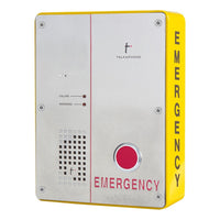 Talkaphone ETP-SM-1-SS Surface Mount For Emergency Call Station, 316 Stainless Steel