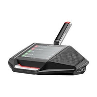 IQsight DCNM-DE Dicentis Discussion Device with 4.3" Touchscreen and NFC Reader, Tabletop, Black