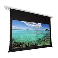 Dragonfly DFRM-TAB-100-MW 100" Recessed Motorized Matte White Non Tab Tension Projection Screen (16:9)