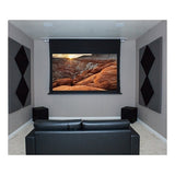 Dragonfly DFRM-TAB-110-UW 110" Recessed Motorized Tab Tension Ultra White Projection Screen