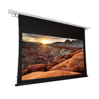 Dragonfly DFRM-TAB-130-UW 130" Recessed Motorized Tab Tension Projection Screen, Ultra White