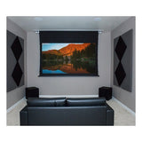 Dragonfly DFRM-TAB-130-UAW 130" Recessed Motorized Tab Tension UHD AcoustiWeave Projection Screen with Scrim (16:9)