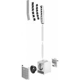 Electro-Voice EVOLVE 30M-W Portable Column Loudspeaker System with 10in Subwoofer and 8-Channel Mixer, White