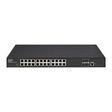 Vigitron VI30132 24-Port 1G, IEEE 802.3bt PoE, 10GbE Uplink, L2+/L3 Managed PoE Switch, Black