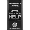 Viking E-1600-BK-IPEWP Compact VoIP Emergency Phone with Enhanced Weather Protection, Black