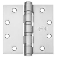 Von Duprin 5BB1HW 4.5 X 4.5 630 CON TW4 5BB1HW 4.5 4.5 630 CON TW4 Full Mortise Electric Butt Hinge, Satin Stainless Steel