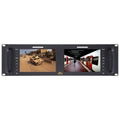 ToteVision LED-712-4K2 Dual 7" Rack-Mount LCD Monitors, 1920x1200 Native, 4K30 Video