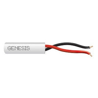 Genesis 21015801 22/2 Solid Unshielded Cable, Riser, CMR, FT4, 500' (152.4 m) Speed Bag, White