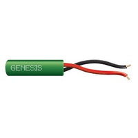 Genesis 21015805 22/2 Solid Unshielded Cable, Riser, CMR, FT4, 250' (76.2 m) Speed Bag, Green