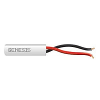 Genesis 21021101 22/2 Stranded Unshielded Cable, Riser, CMR, FT4, 1000' (304.8 m) Pull Box, White
