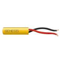 Genesis 21025802 22/2 Stranded Unshielded Cable, Riser, CMR, FT4, 250' (76.2 m) Speed Bag, Yellow