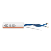 Genesis 3252111A 22AWG 1-Pair Stranded Unshielded LonWorks Plenum Cable, 1000' Pull Box, White / Orange
