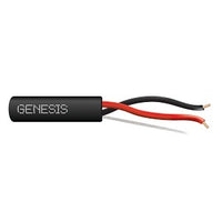 Genesis 45131008 14/2 Solid Unshielded Fire Alarm Cable, Plenum, FPLP, 1000' (304.8 m) Reel, Black