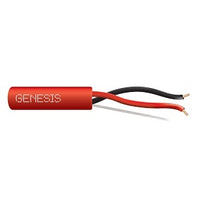 Genesis 45155004 12/2 Solid Unshielded Fire Alarm Cable, Plenum, FPLP, 500' (152.4 m) Reel, Red