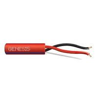 Genesis 4523104B 16/2 Stranded Unshielded Fire Alarm Cable, Plenum, FPLP, 1000' (304.8 m) Reel, Red w/ Blue Stripe