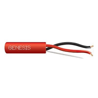 Genesis 45241004 18/2 Stranded Unshielded Fire Alarm Cable, Plenum, FPLP, 1000' (304.8 m) Reel, Red
