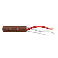 Genesis 47015807 20/2 Solid Unshielded Thermostat Cable, General Purpose, CL2, 250' (76.2 m) Speed Bag, Brown