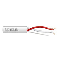 Genesis 47104801 18/2 Solid Unshielded Thermostat Cable, General Purpose, CL2, 500' (152.4 m) x 4 Reels, White