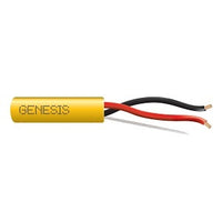 Genesis 52505502 16/2 Stranded Unshielded Speaker Cable, Riser, CMR, FT4, 500' (152.4 m) Pull Box, Yellow