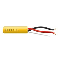 Genesis 52525502 14/2 Stranded Unshielded Speaker Cable, Riser, CMR, FT4, 500' (152.4 m) Pull Box, Yellow