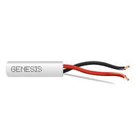 Genesis 54755501 14/2 (105-Strand Oxygen-Free Copper) Audacious Unshielded Speaker Cable, Riser, CMR, FT4, 500' (152.4 m) Pull Box, White