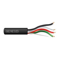 Genesis 10703908 14/4 Stranded Mini Split Tray Cable, Direct Burial, TC-ER-JP, 50' (15.24 m) x 5 Coils, Black